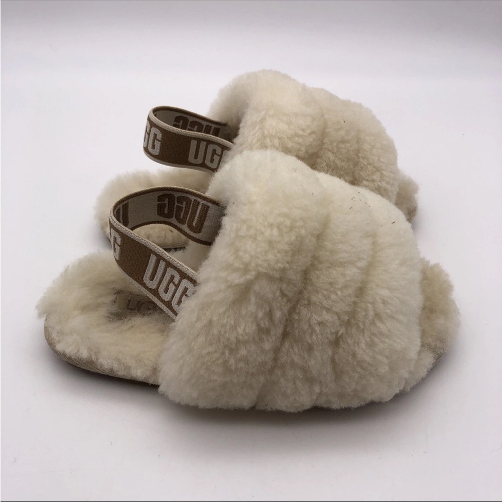 Toddler Girl UGG Slippers Tan ~6 Inches Long